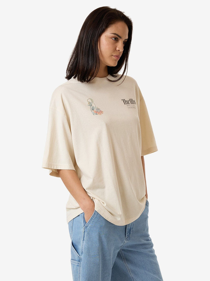 Corsage Oversized Tee - Heritage White 4