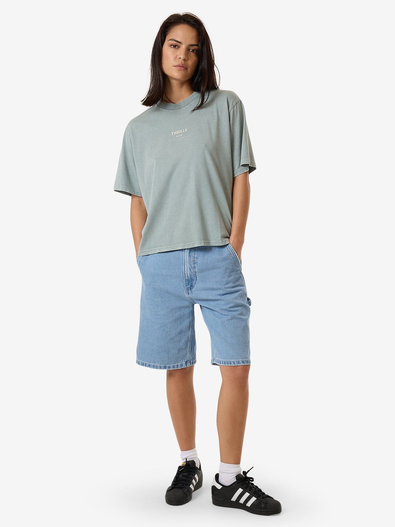 Cache Square Tee - Stormy Sea 4