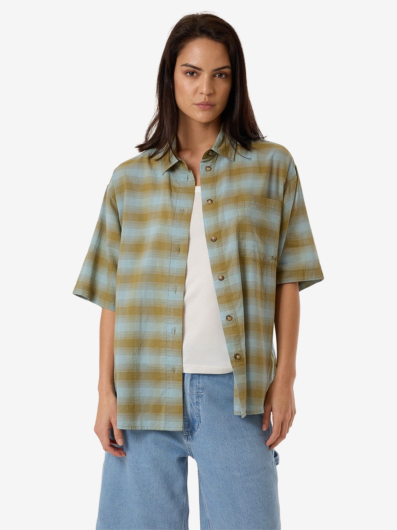 Ansley Shirt - Stone Blue 4