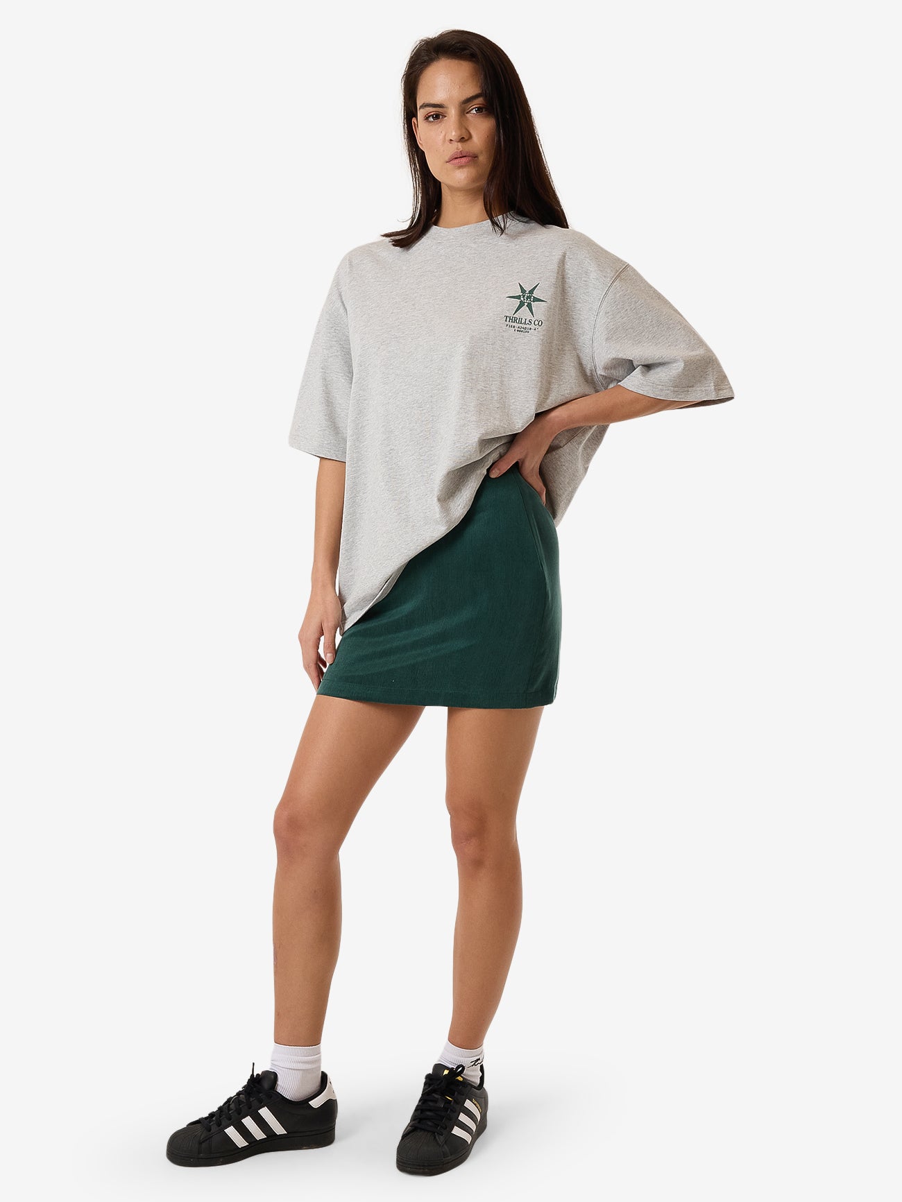 Valentina Mini Skirt - Deep Emerald 4