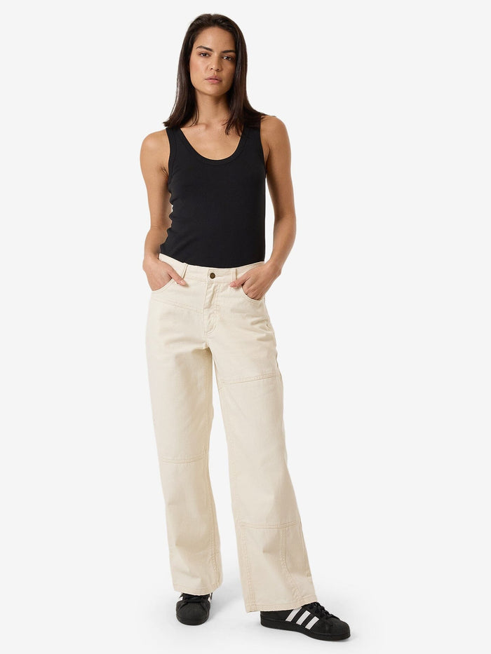 Billie Low Panelled Jean - Heritage White 4