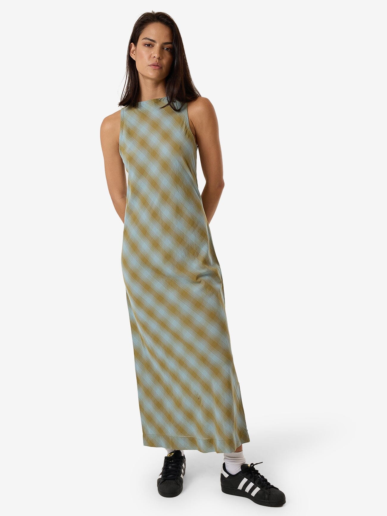 Ansley Arianna Maxi Dress - Stone Blue 4