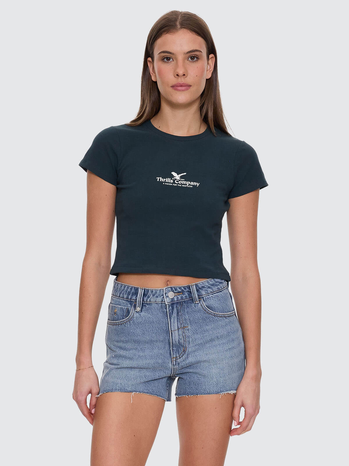 Haven For The Reckless Mini Tee - Jasper Green 4