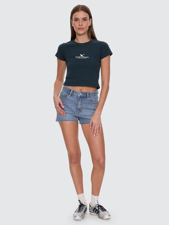 Haven For The Reckless Mini Tee - Jasper Green 4