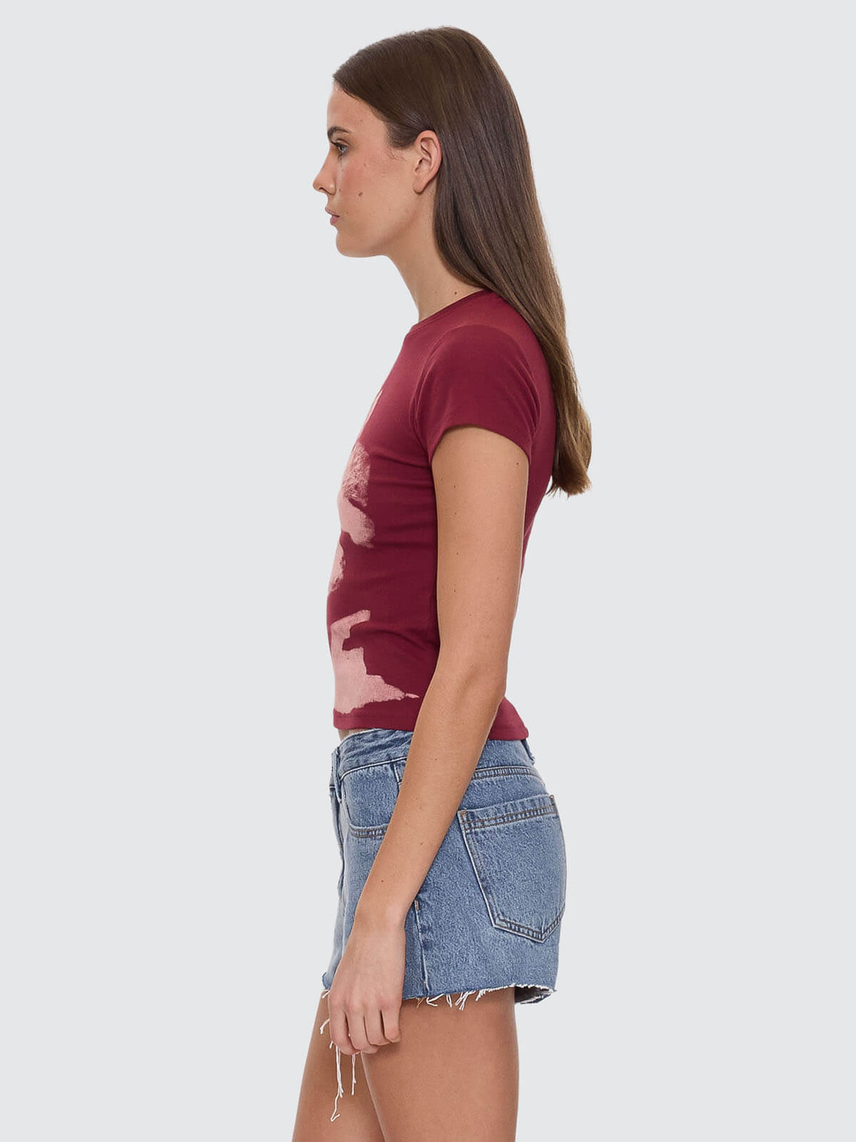 Full Bloom Club Tee - Pomegranate 4