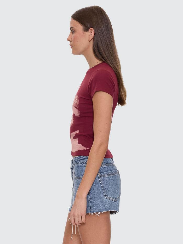 Full Bloom Club Tee - Pomegranate 4