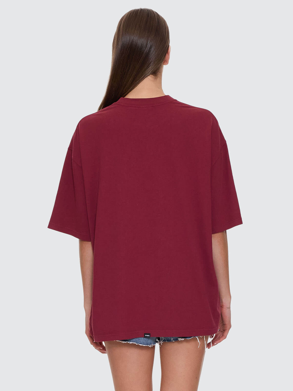 Full Bloom Oversized Tee - Pomegranate 4