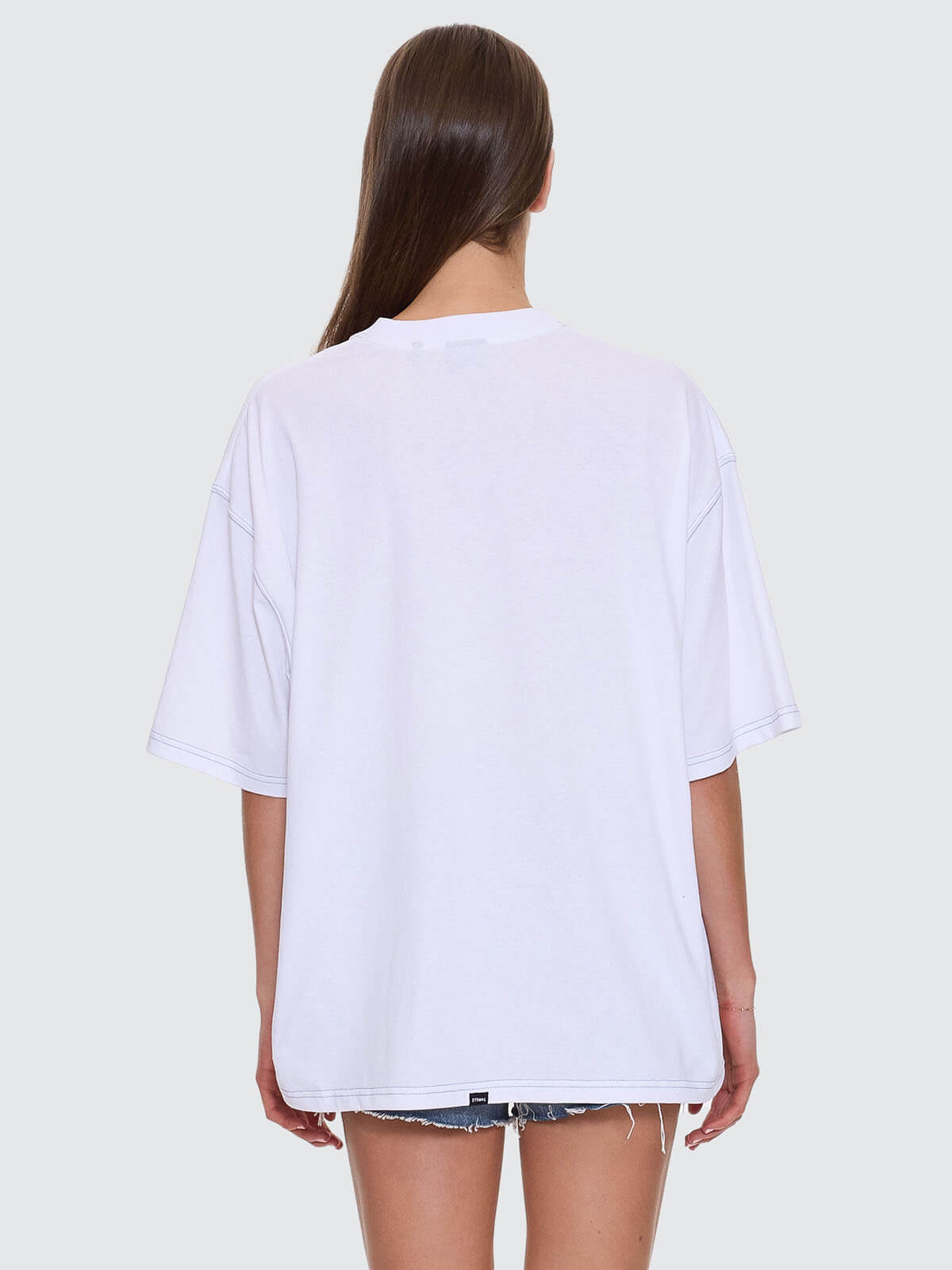 Track Record Oversized Tee - White 4