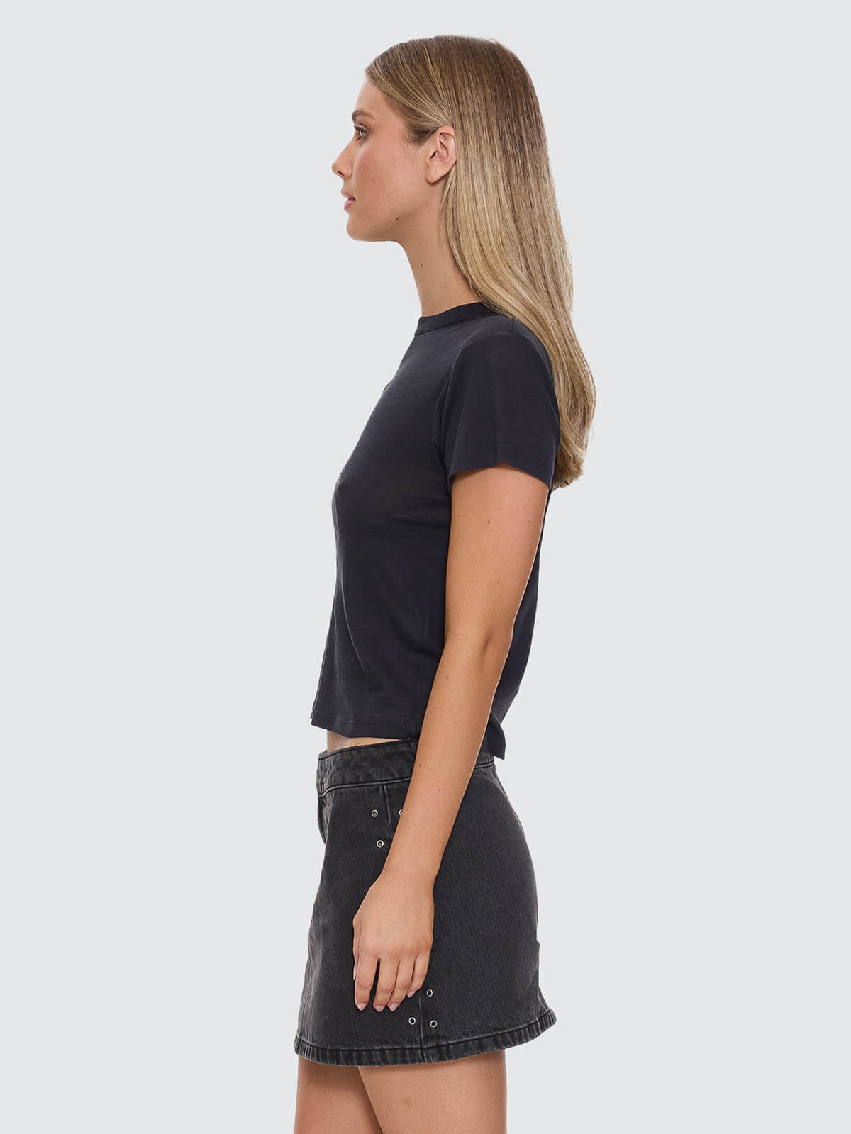 Chaos Reigns Boy Tee - Washed Black 4