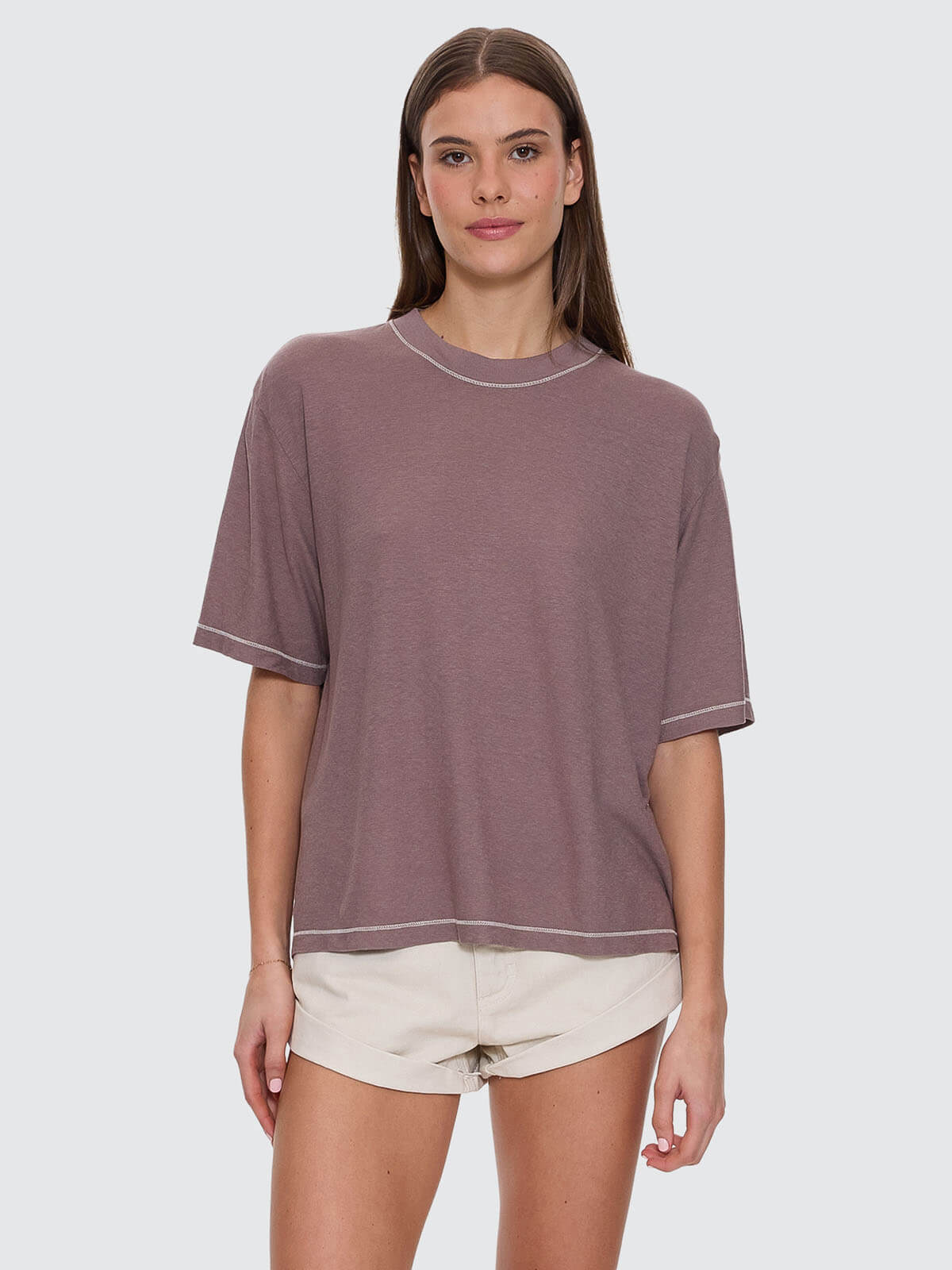 Hemp Square Tee - Shroom 4