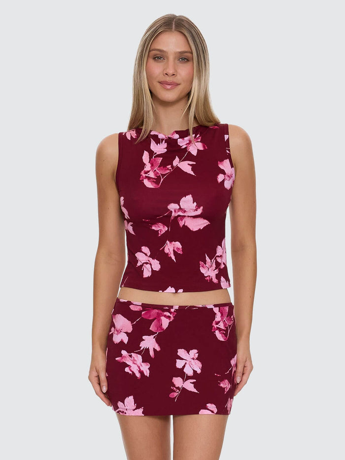 Full Bloom Tank - Pomegranate 4