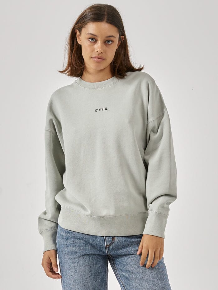 Minimal Thrills Slouch Crew - Sage Grey | Thrills Co. | Thrills Co.