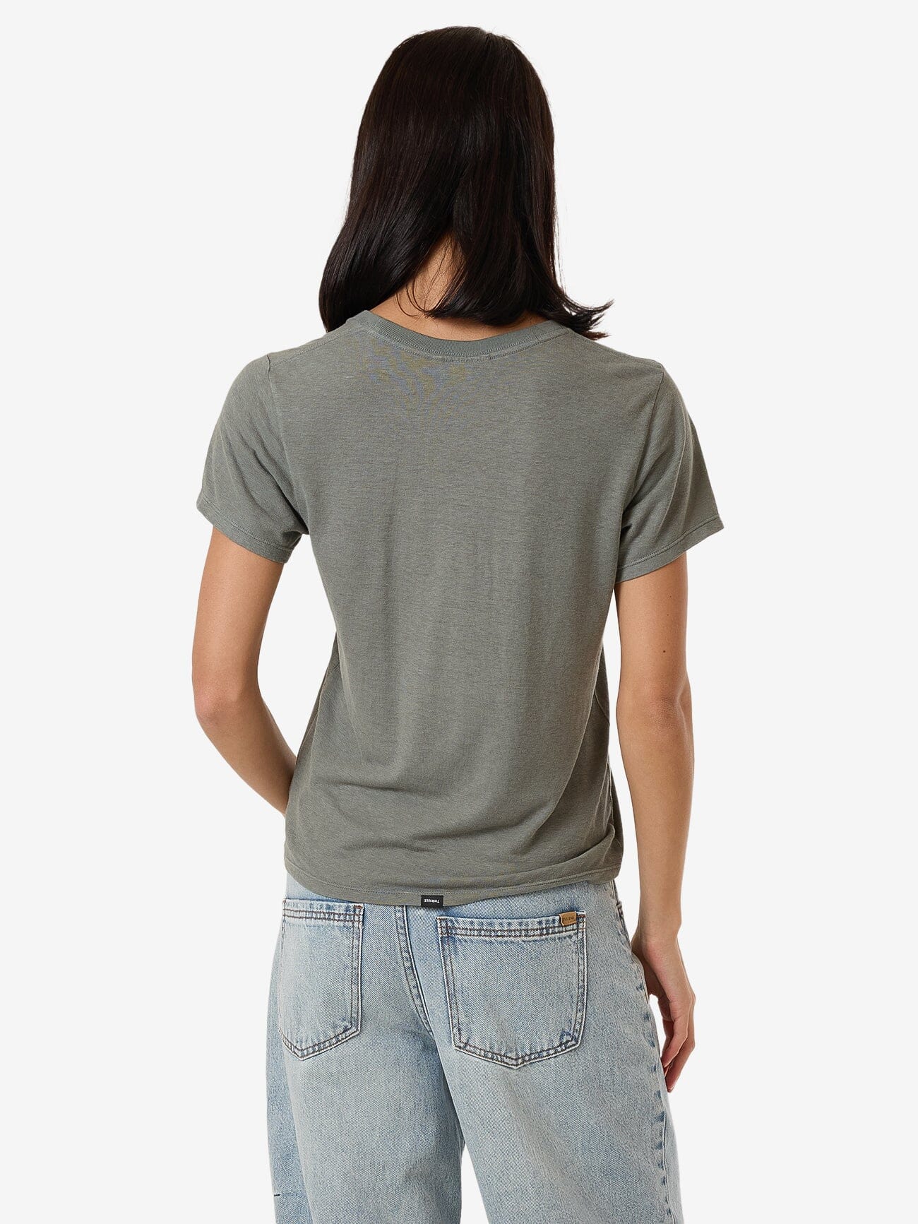 Hemp Everyday Tee - Green Smoke 4