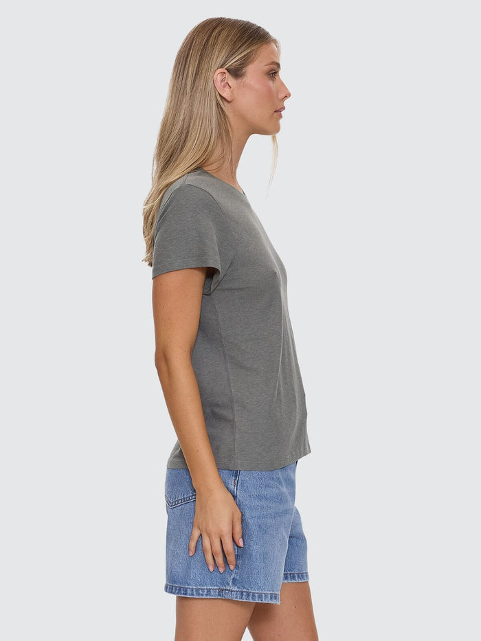 Hemp Everyday Tee - Green Smoke 4