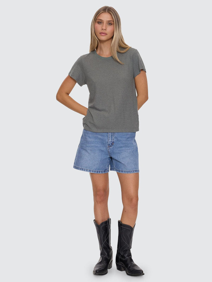 Hemp Everyday Tee - Green Smoke 4