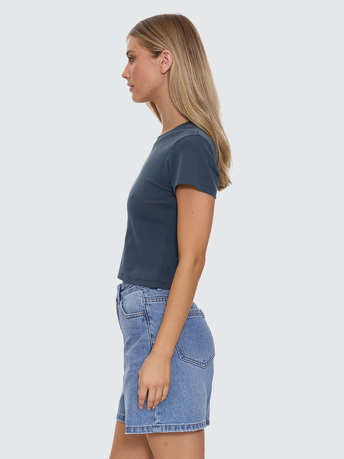 Minimal Thrills Mini Tee - Dark Slate 4