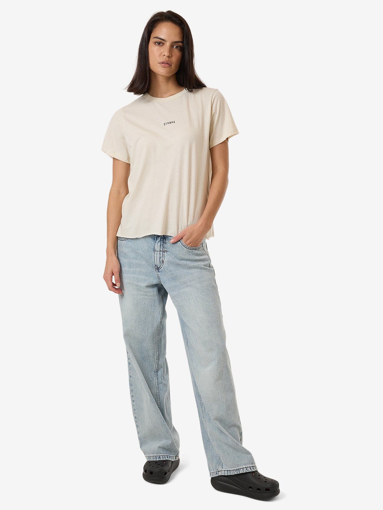 Minimal Thrills Relaxed Tee - Heritage White 4