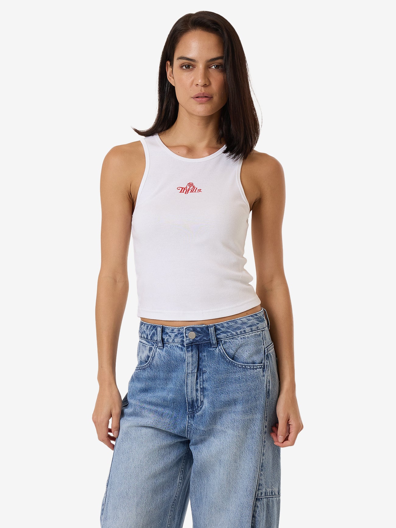 Growing Together Curve Tank - White 4