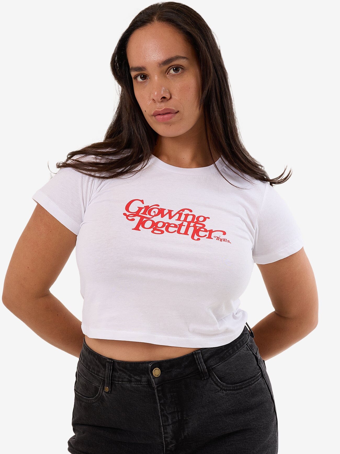 Growing Together Mini Tee in White | | Thrills Co.
