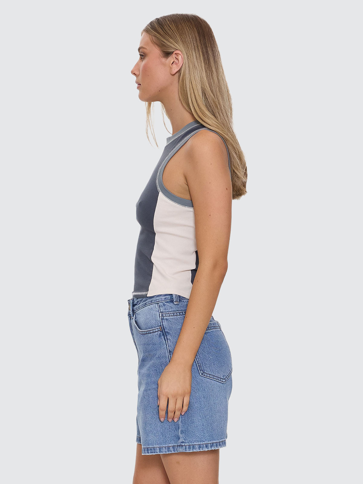 Grip Curve Tank - Dark Slate 4