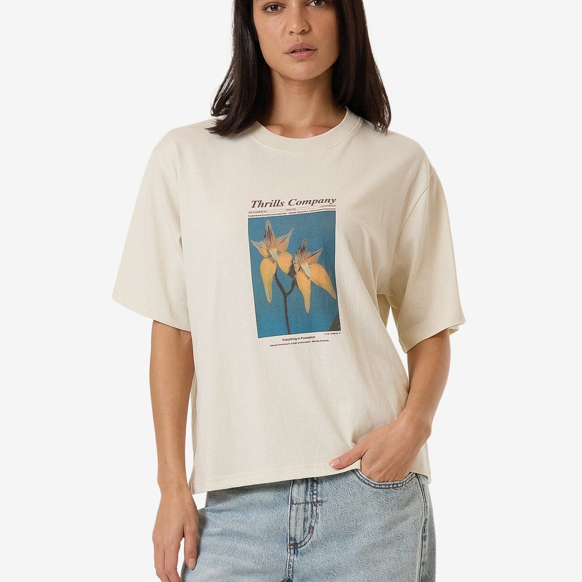 House on the hill S/S Tee (Flower) Tシャツスレッド オン デマンド 