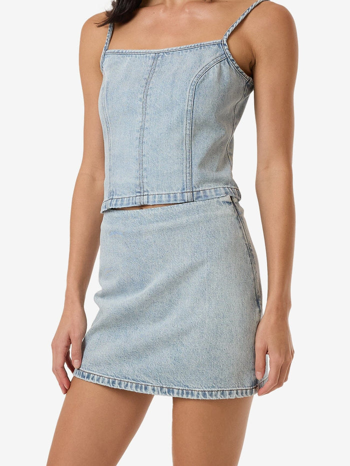 Anna Denim Skirt - Tainted Blue 4