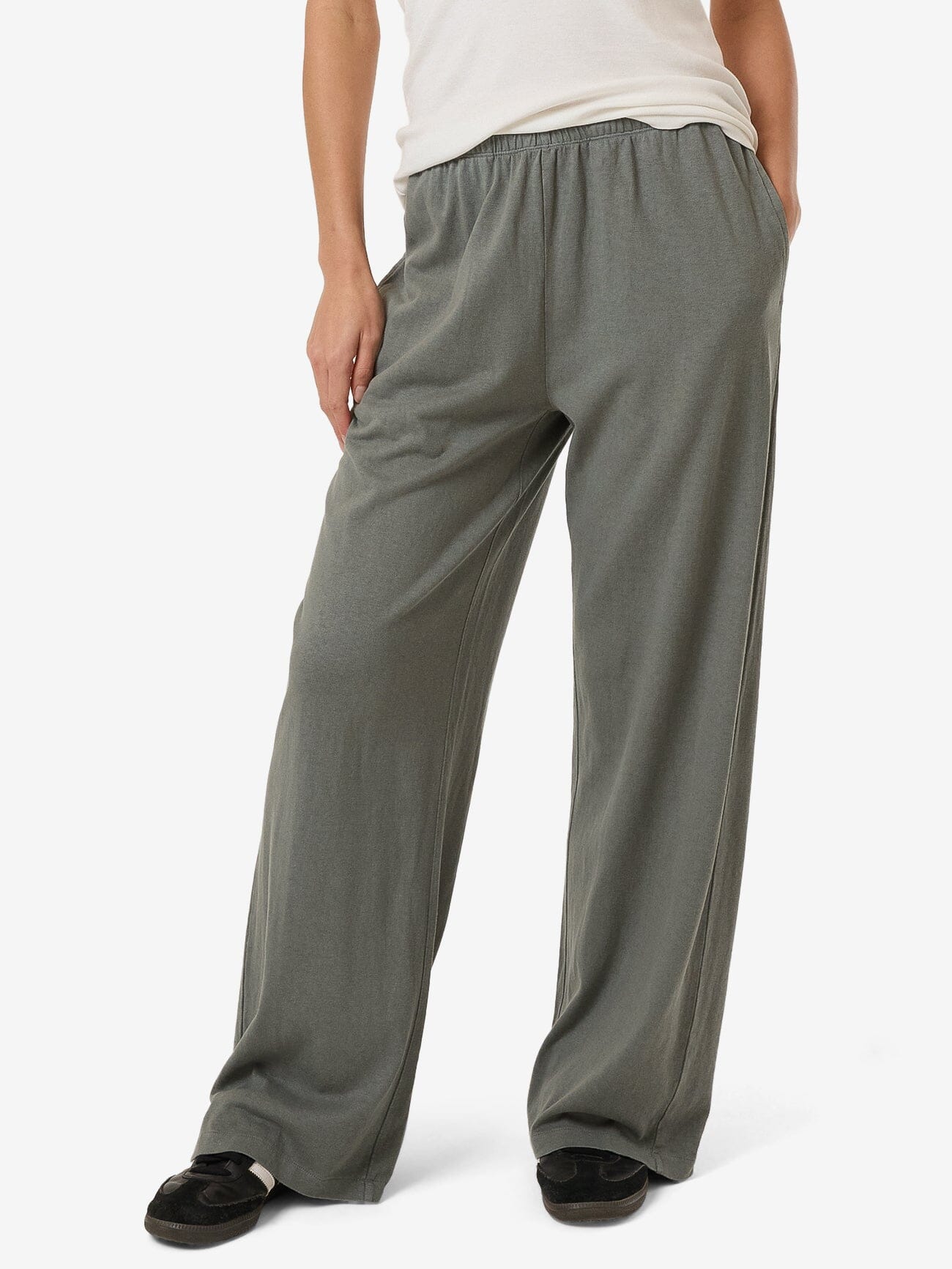 Hemp Relax Pant - Green Smoke 4