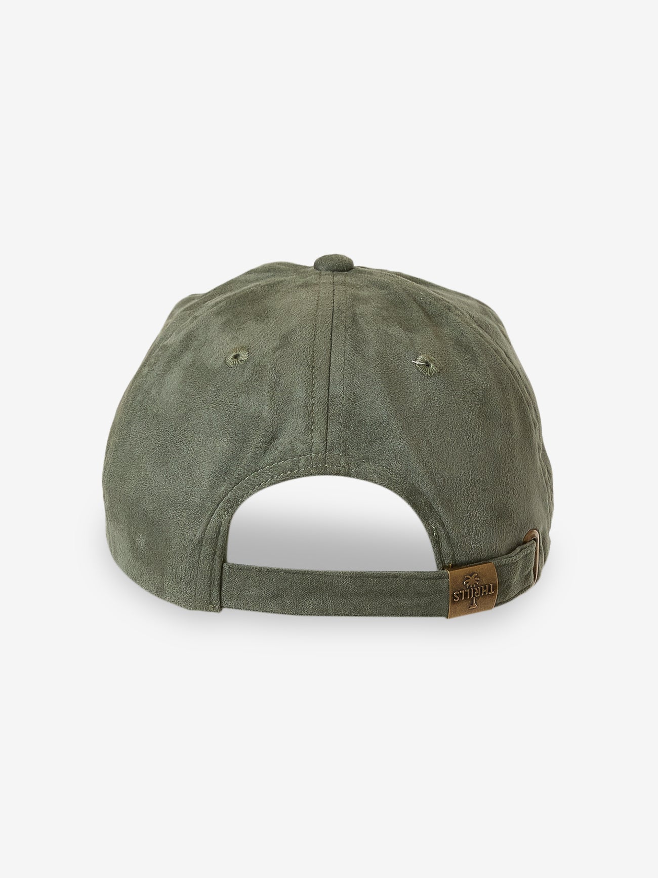 Thrills Suede 6 Panel Cap - Dark Forest