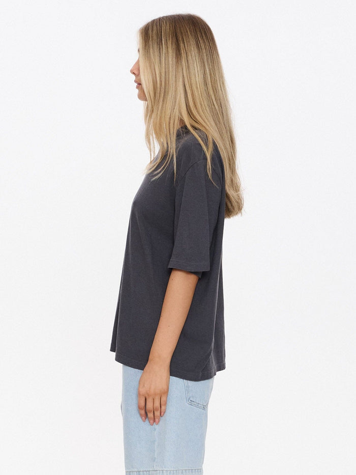 Hemp Square Tee - Ebony 4