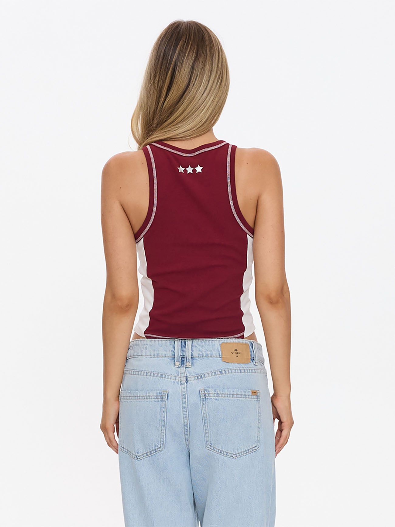 Playing For Keeps Tank - Garnet Red 4