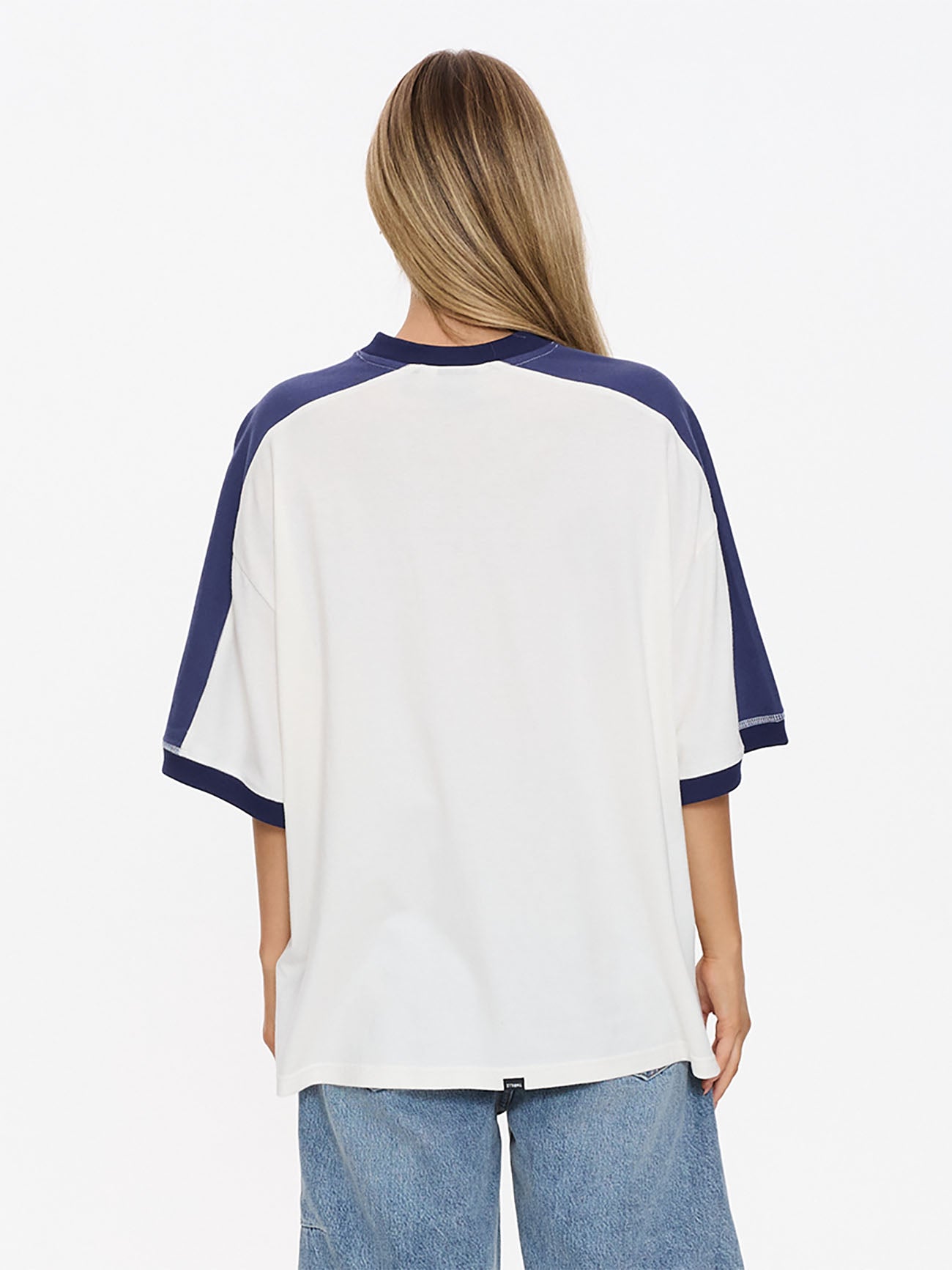 Speed Kills V-Neck Oversized Tee - Dirty White 4
