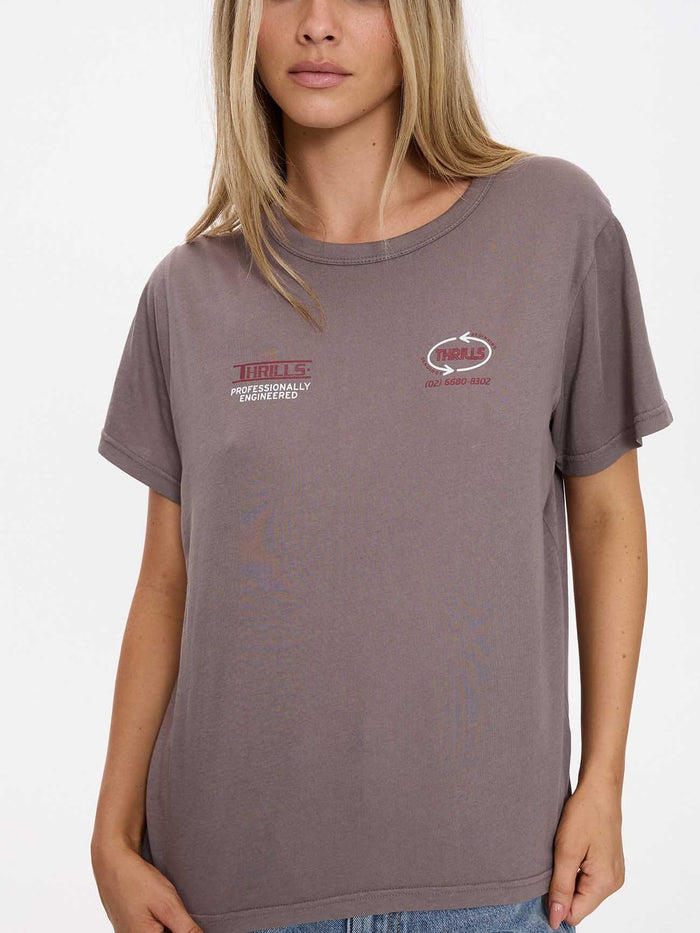 Professionally Engineered Relaxed Tee - Shroom 4