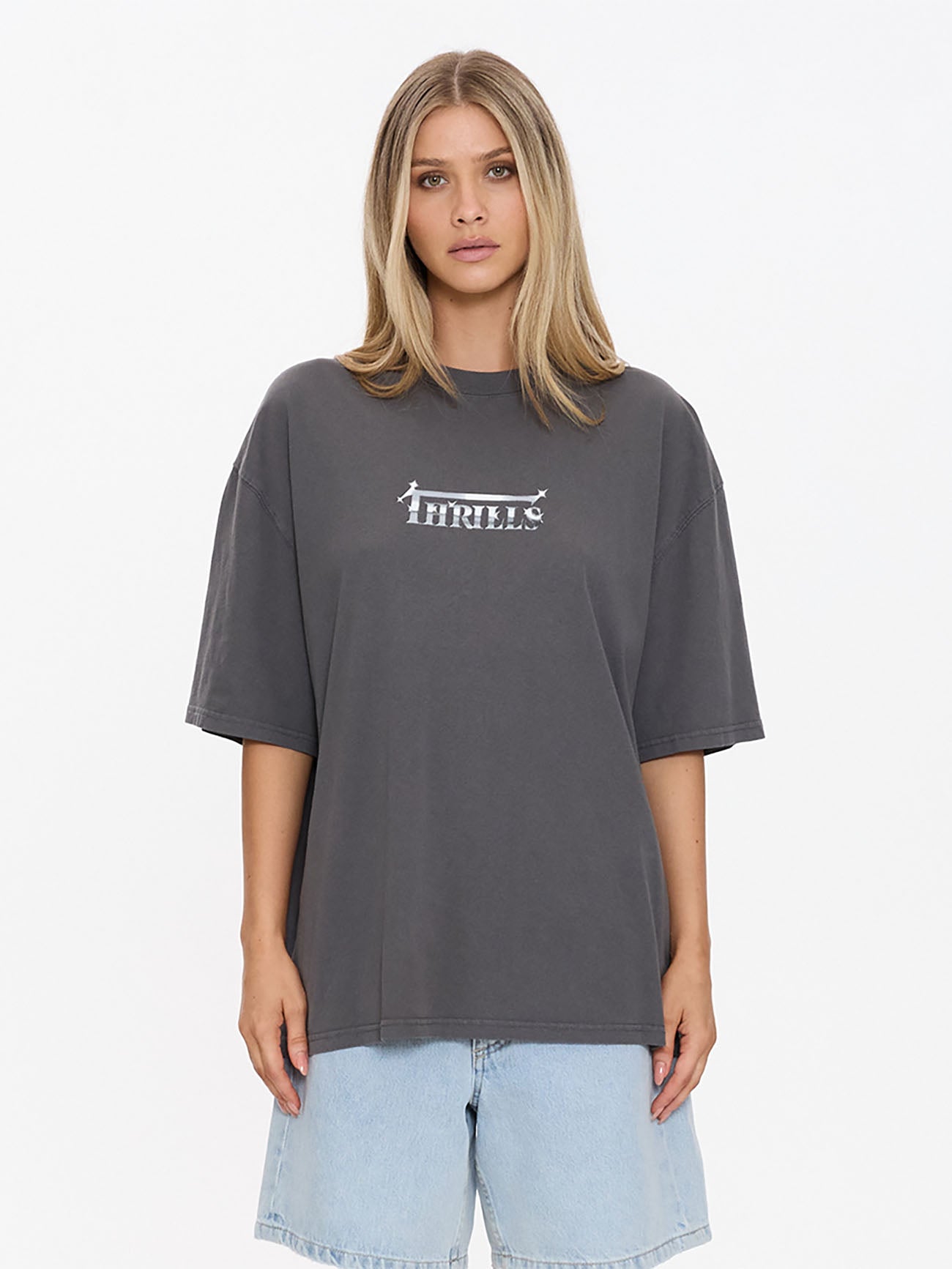 Seek And Destroy Oversized Tee - Merch Black 4