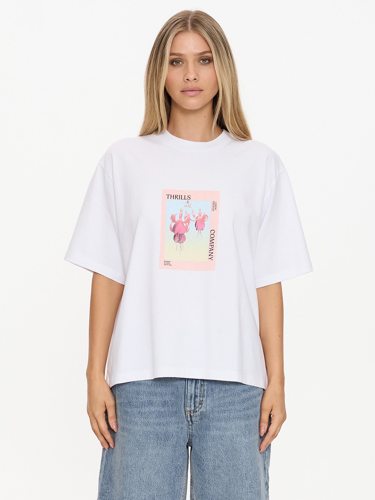 Nature Of Illusion Square Tee - White