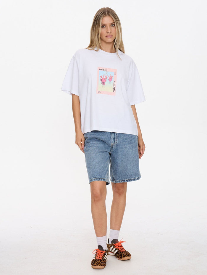 Nature Of Illusion Square Tee - White