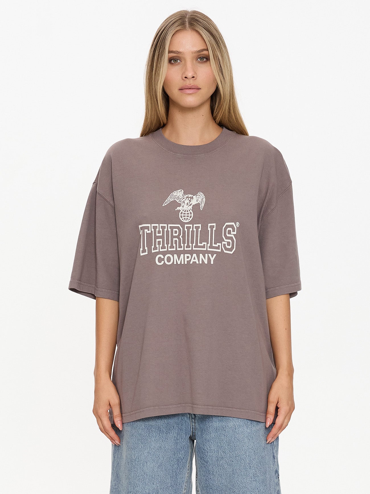 Break Point Oversized Tee - Shroom 4
