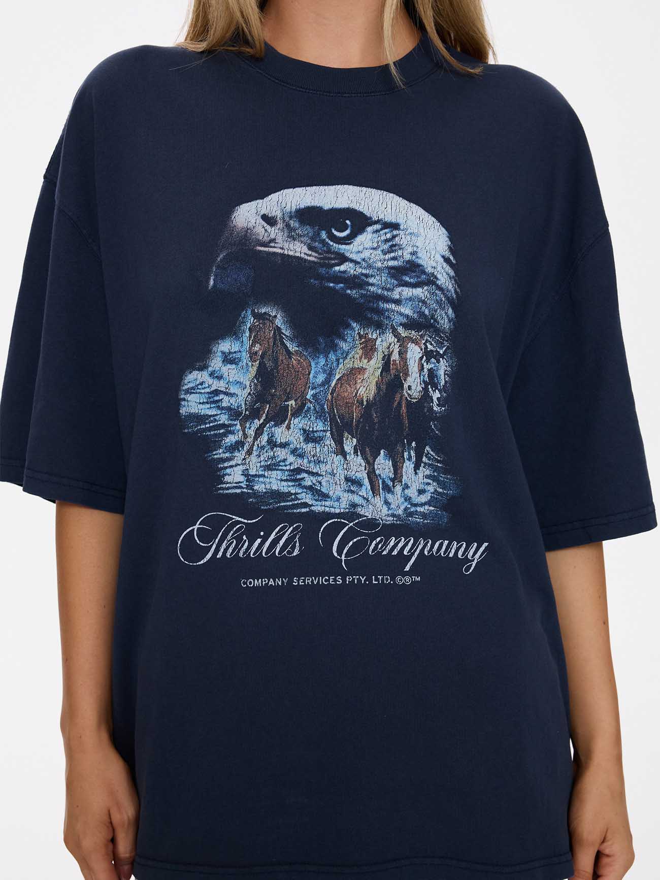 Superior Power Oversized Tee - Total Eclipse