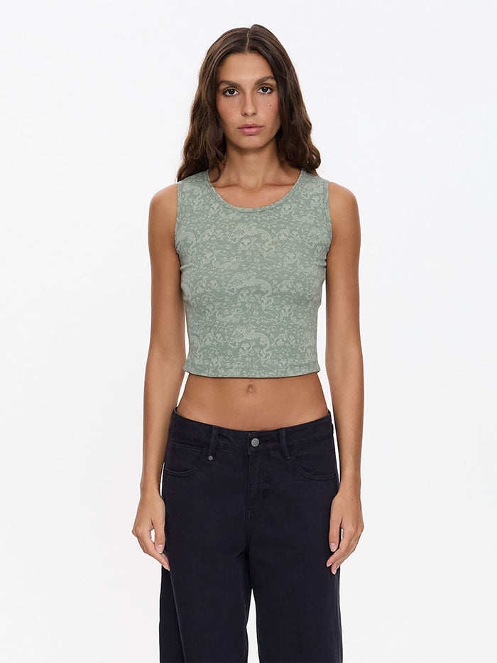 Speak No Evil Y2K Tank - Dirty Sage 4