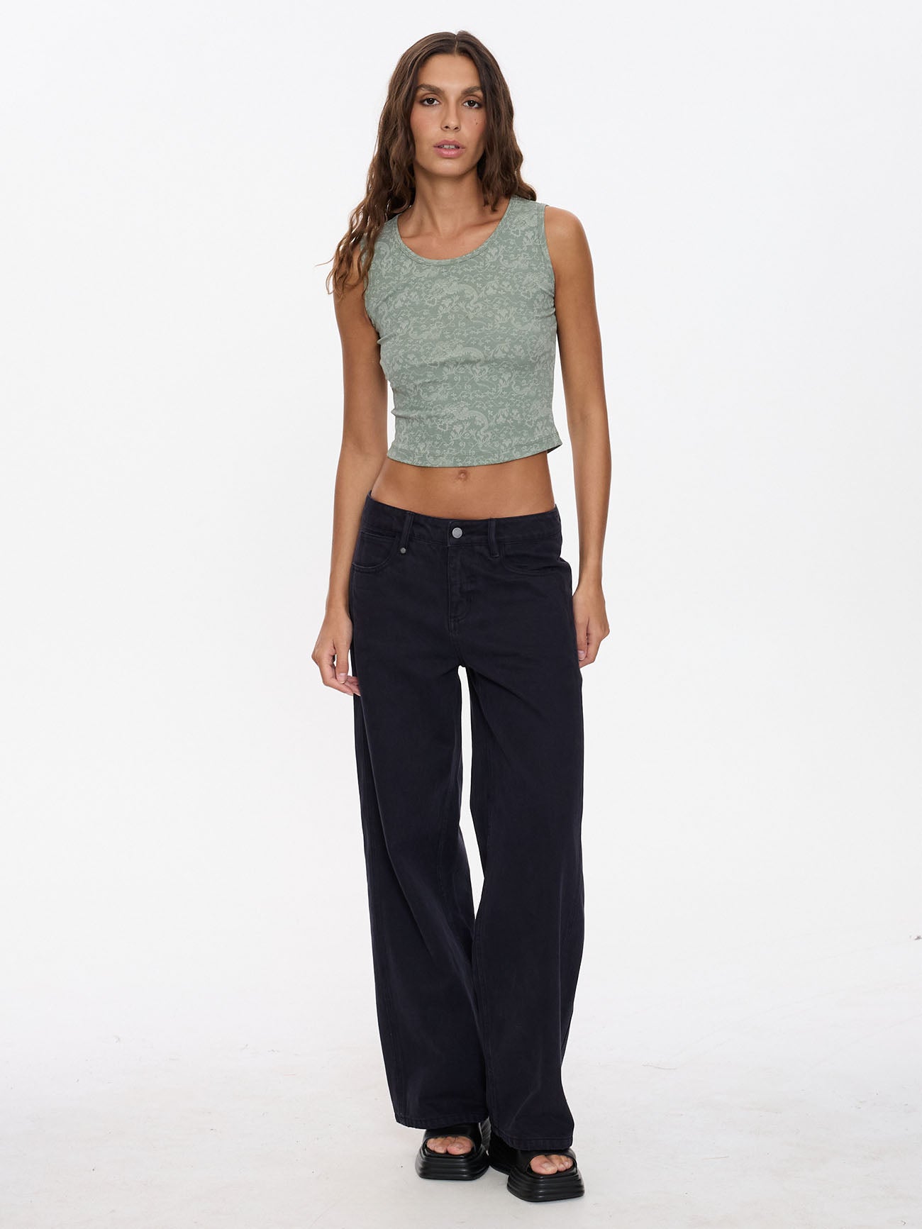 Speak No Evil Y2K Tank - Dirty Sage 4