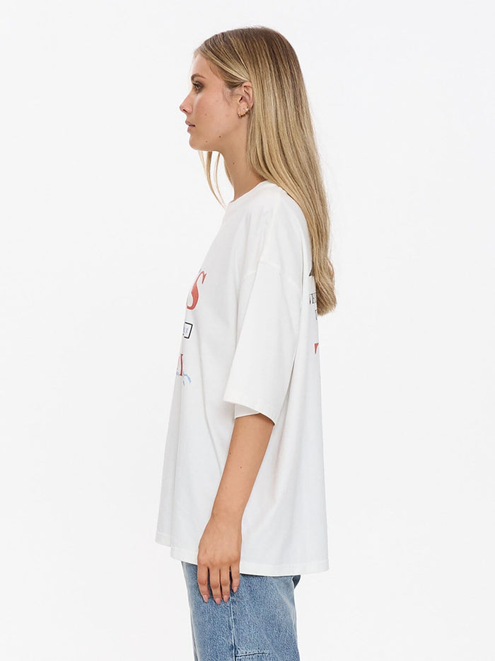 Touch The Sky Oversized Tee - Dirty White 4