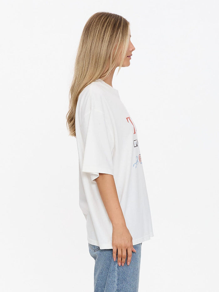 Touch The Sky Oversized Tee - Dirty White 4