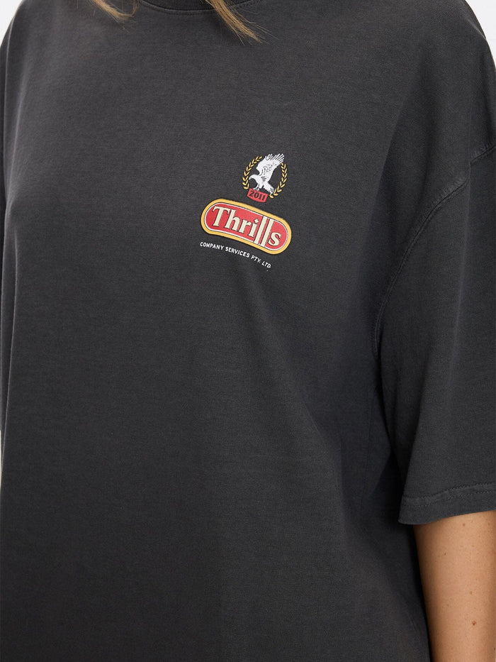 World Of Wonder Oversized Tee - Merch Black 4