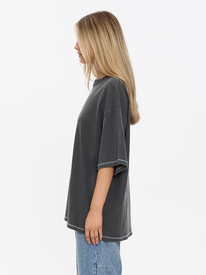 Take It Easy Oversized Tee - Merch Black 4