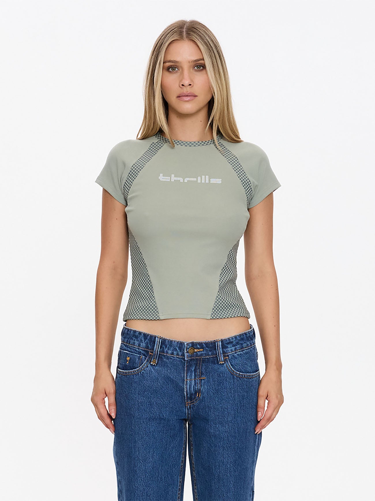 For The Win Raglan Club Tee - Dirty Sage 4