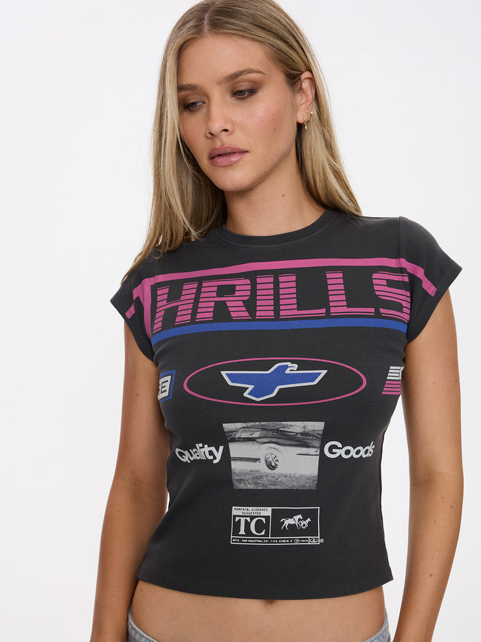 Speed Kills Club Tee - Merch Black 4