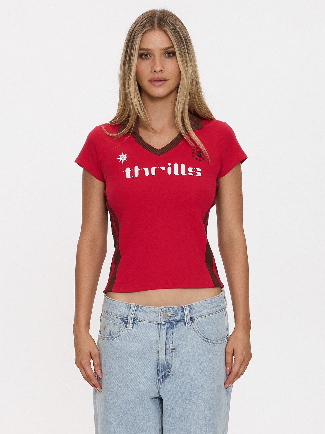 Hot Shot Polo Club Tee - Cherry 4