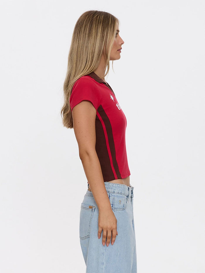 Hot Shot Polo Club Tee - Cherry 4