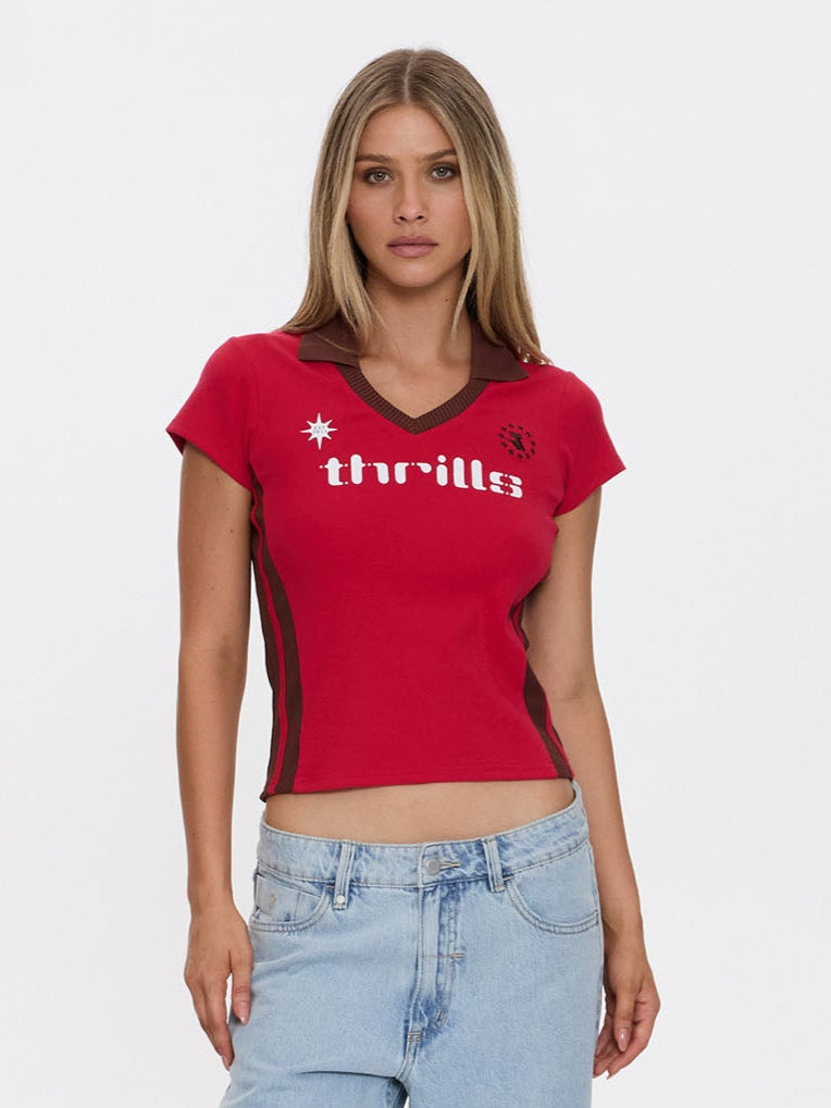 Hot Shot Polo Club Tee - Cherry 4