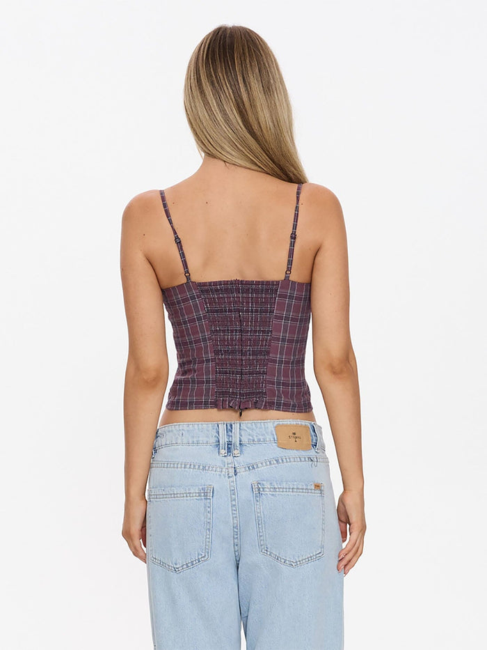 Almighty Check Top - Vintage Mauve 4
