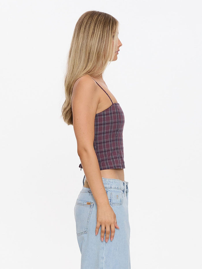 Almighty Check Top - Vintage Mauve 4